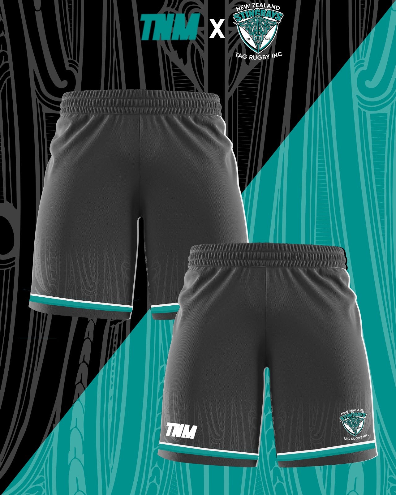 2025 Stingrays training tag shorts