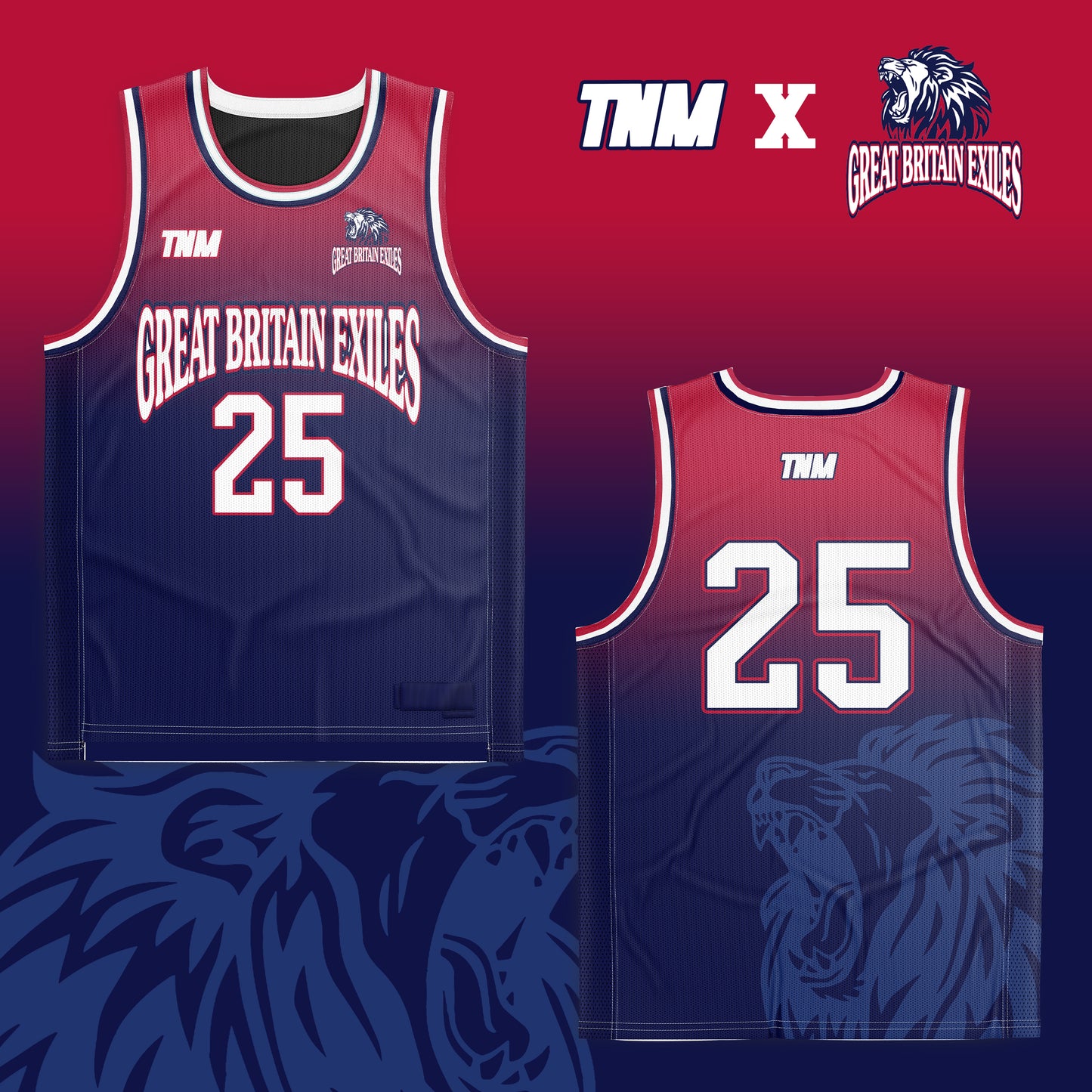 GB Exiles Basketball singlet