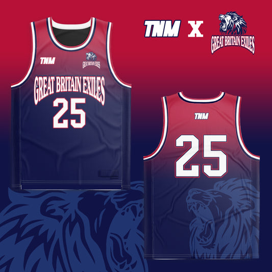 GB Exiles Basketball singlet